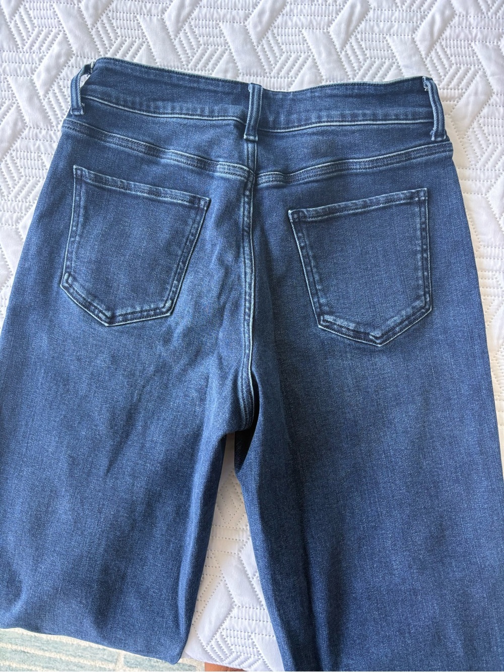 Quince cropped dark rinse denim 29 - Picture 6 of 7